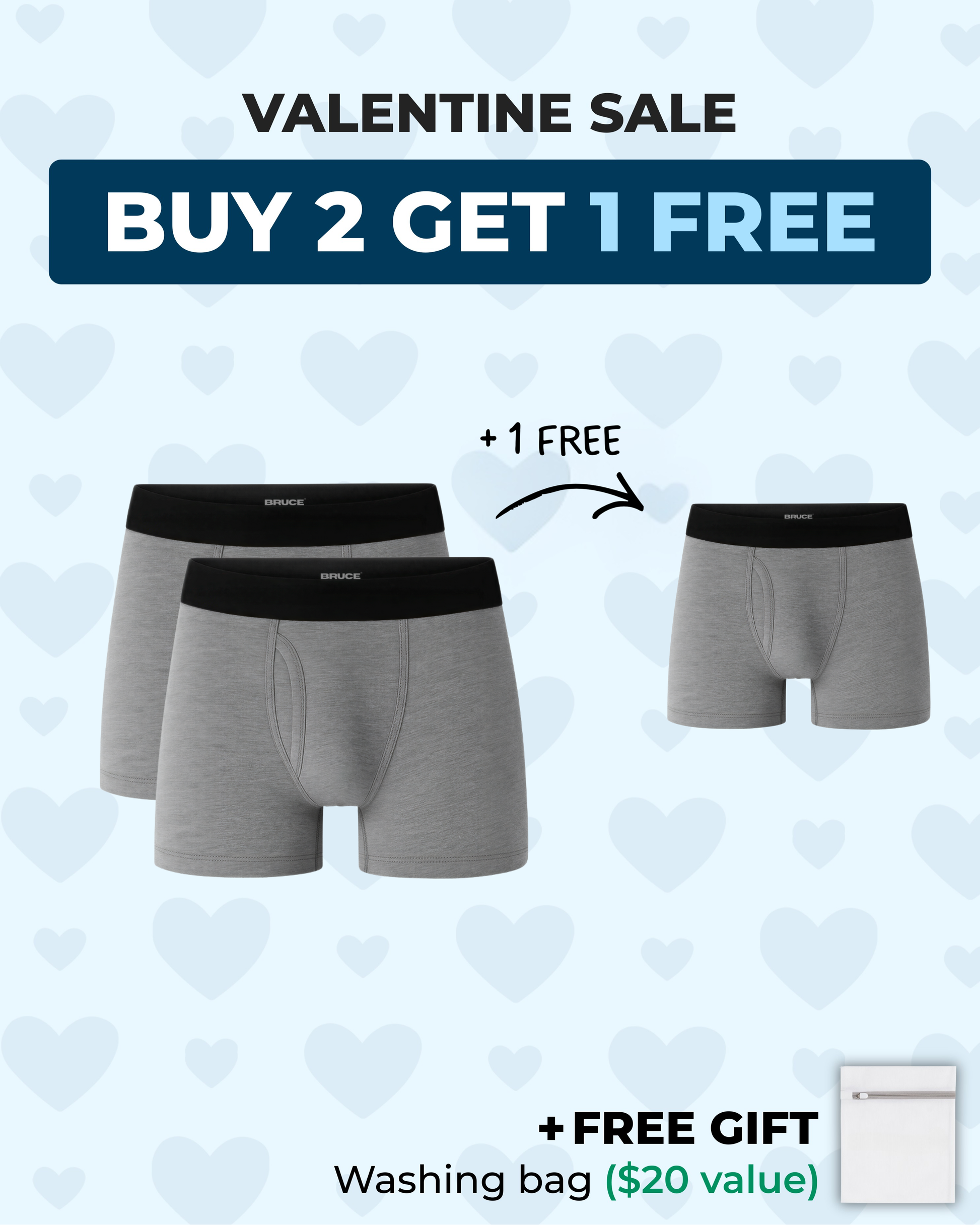 BRUCE© Signature Leakproof Boxers