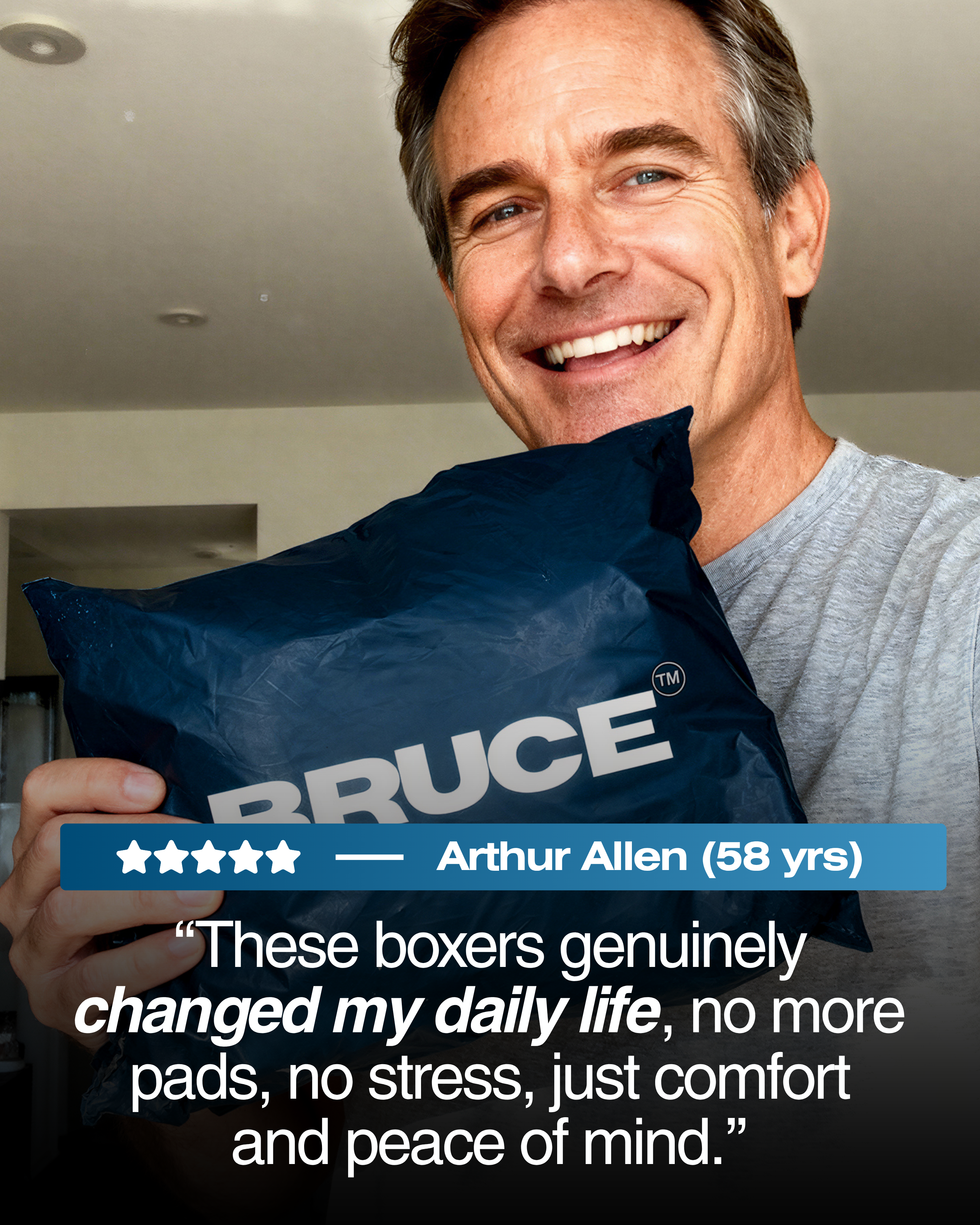 Bruce's Signature Leakproof Boxers