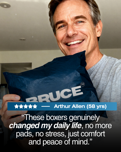 Bruce’s Signature Leakproof Boxers (Titanium)