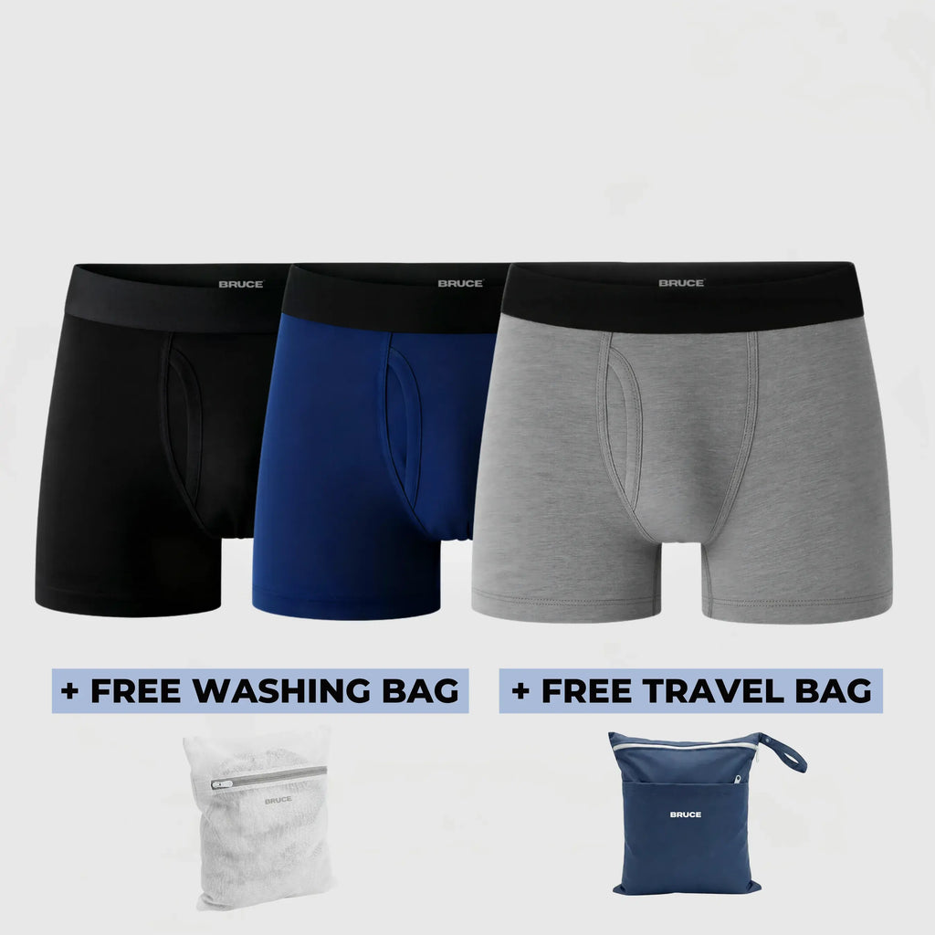 Bruce's Signature Leakproof Boxers (3-Pack)