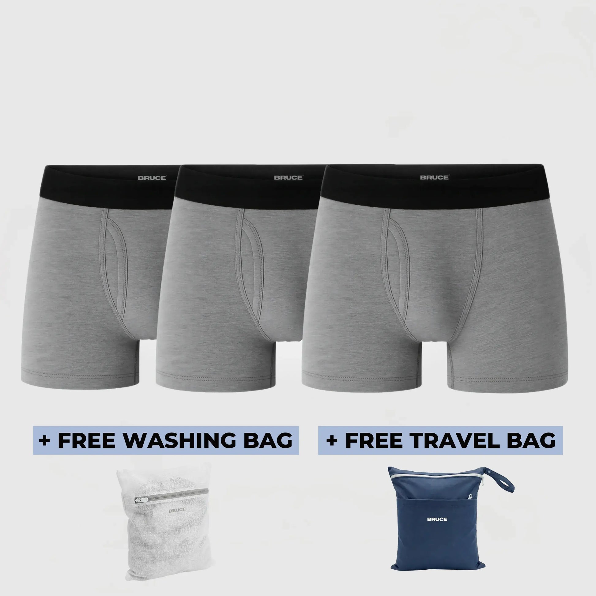 Bruce's Signature Leakproof Boxers (3-Pack)