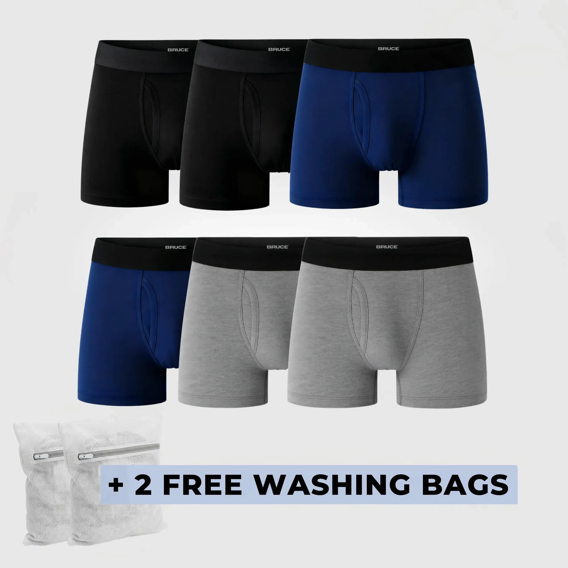 Bruce's Signature Leakproof Boxers (6-Pack)