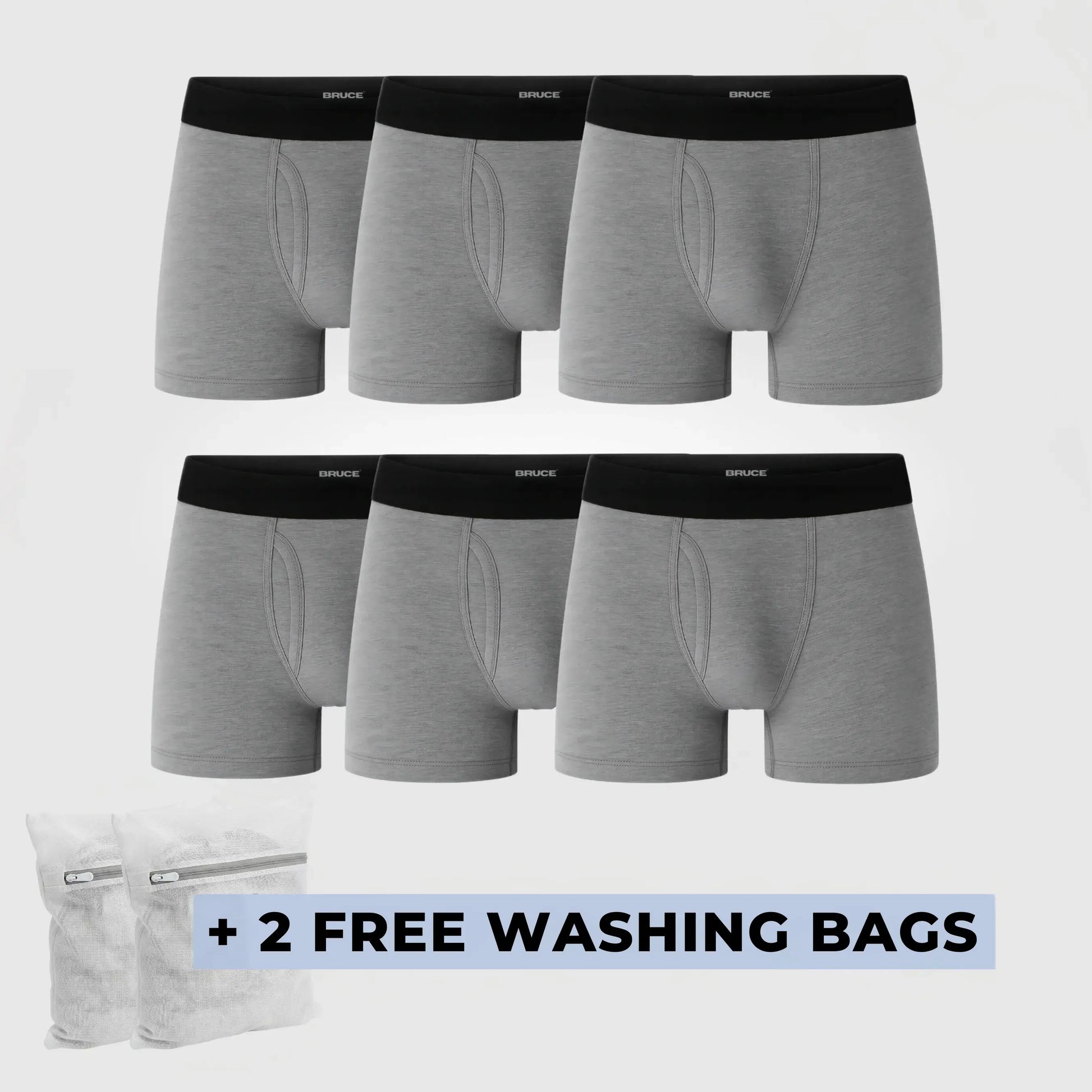 Bruce's Signature Leakproof Boxers (6-Pack)