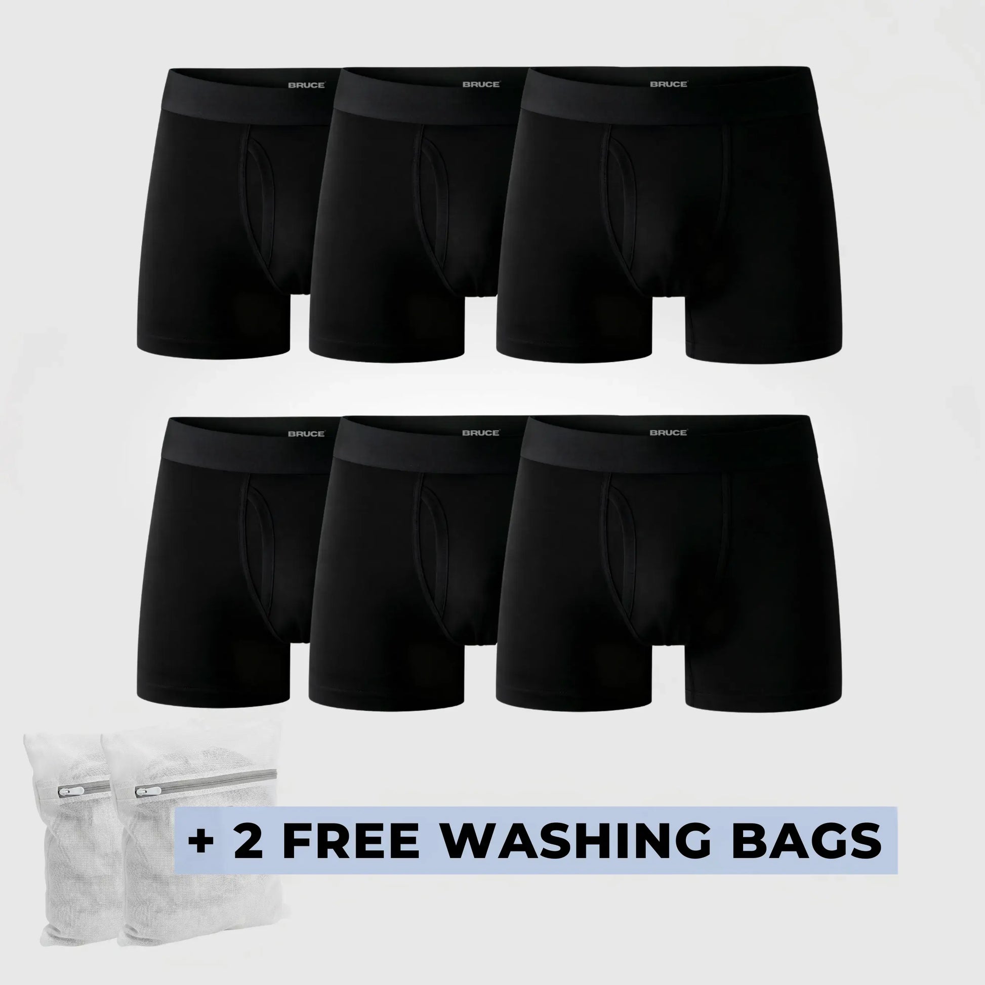 Bruce's Signature Leakproof Boxers (6-Pack)