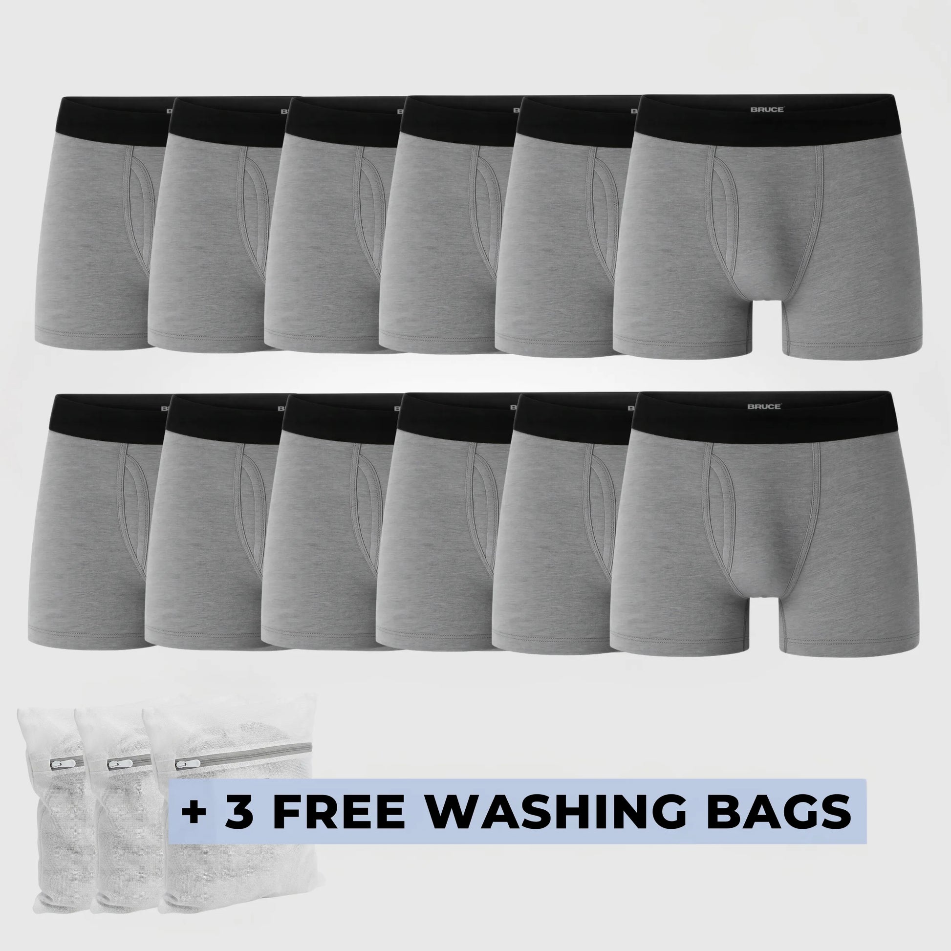 Bruce's Signature Leakproof Boxers (12-Pack)