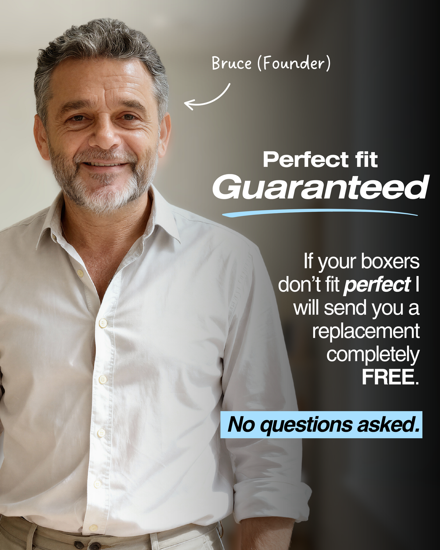 Bruce’s Signature Leakproof Boxers (Titanium)