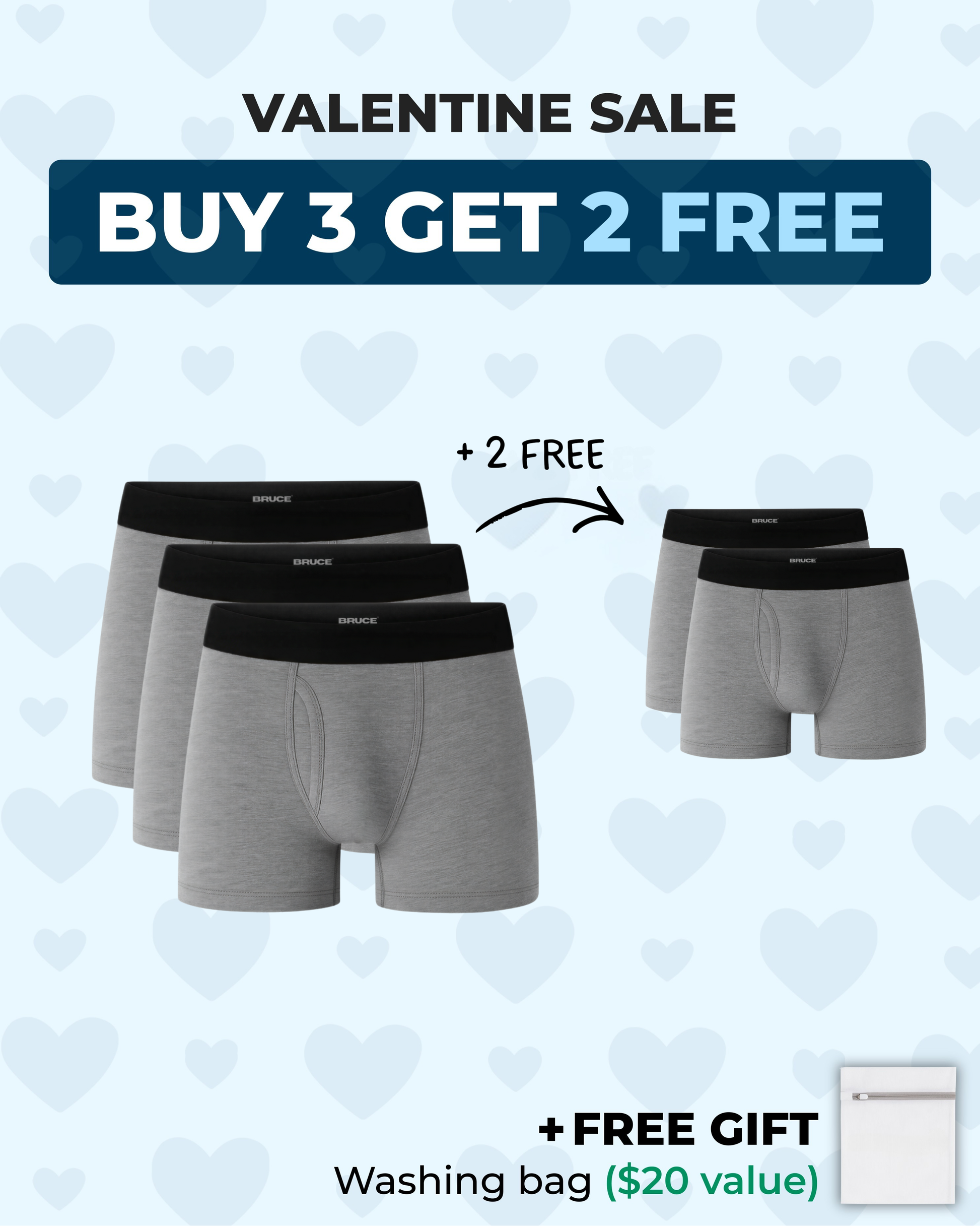 BRUCE© Signature Leakproof Boxers