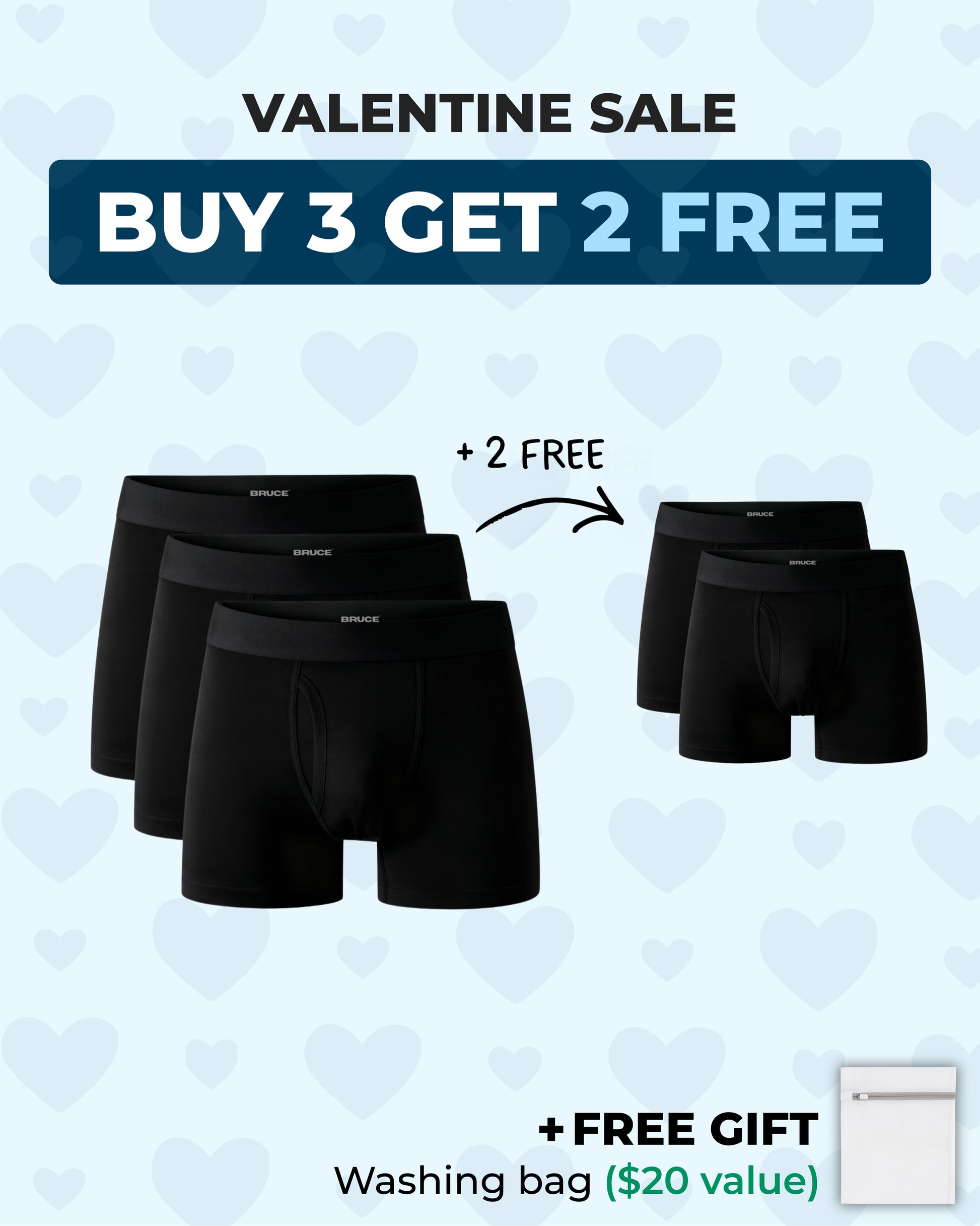 BRUCE© Signature Leakproof Boxers