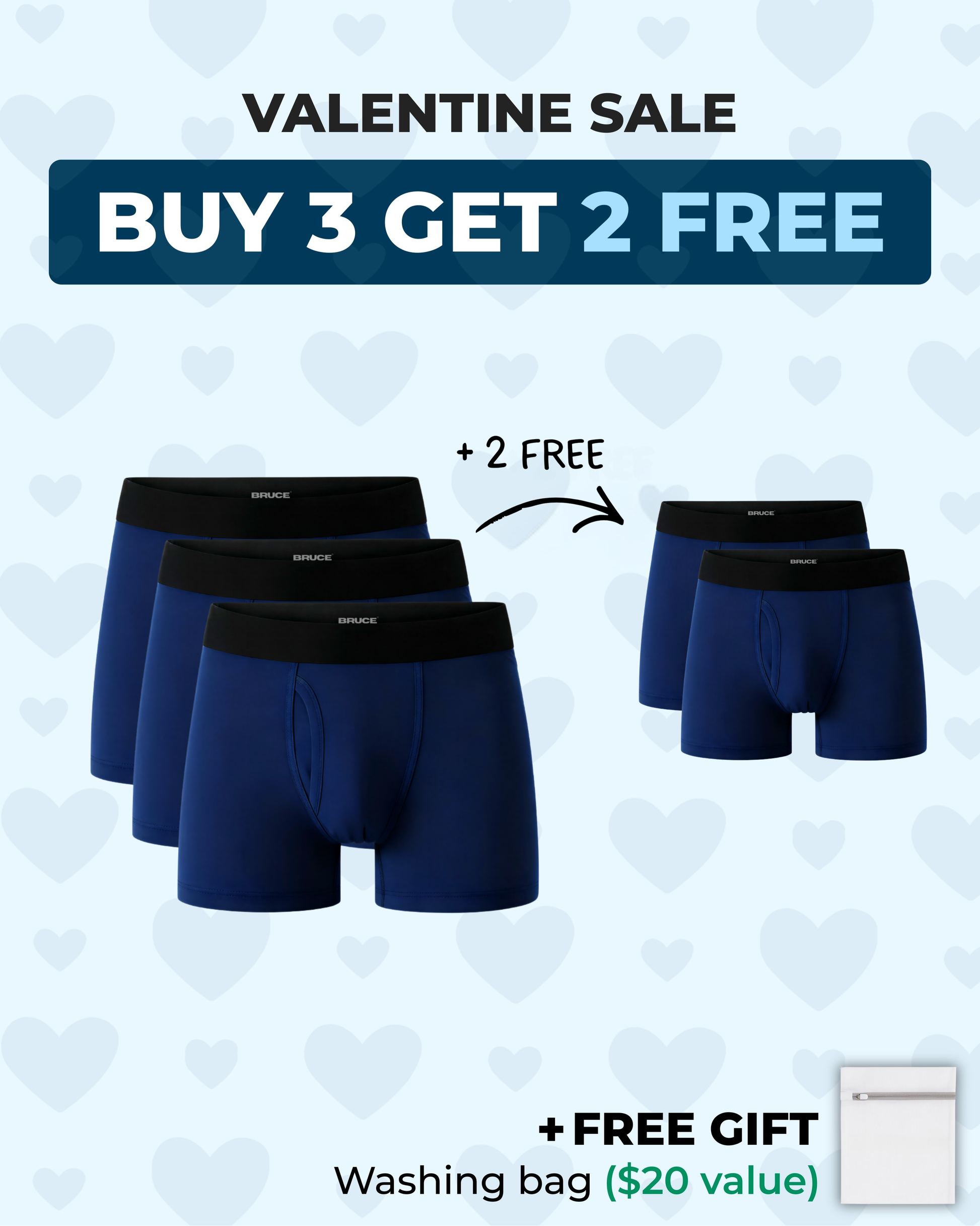 BRUCE© Signature Leakproof Boxers