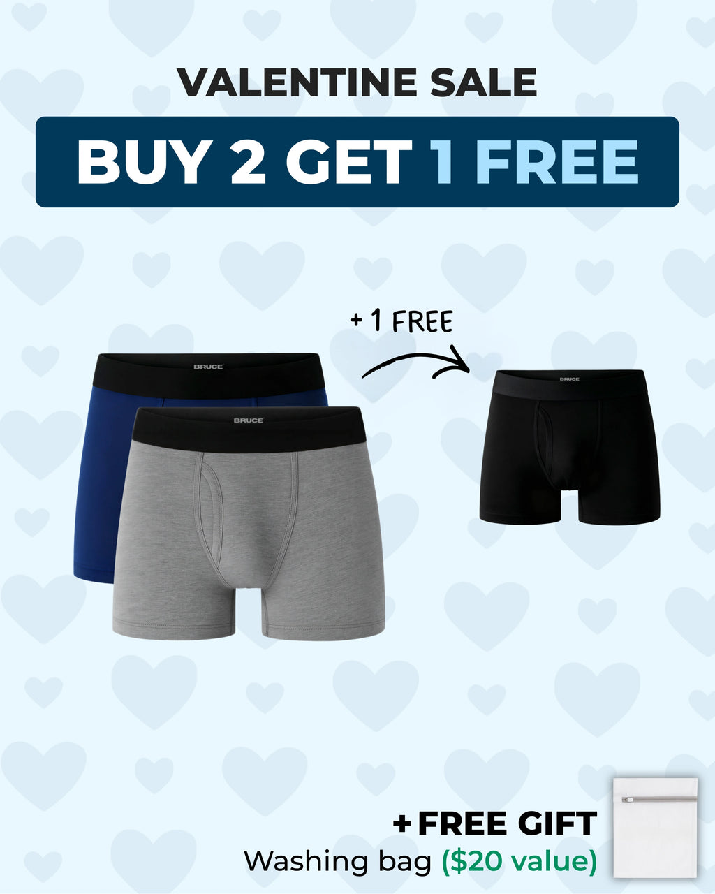 BRUCE© Signature Leakproof Boxers