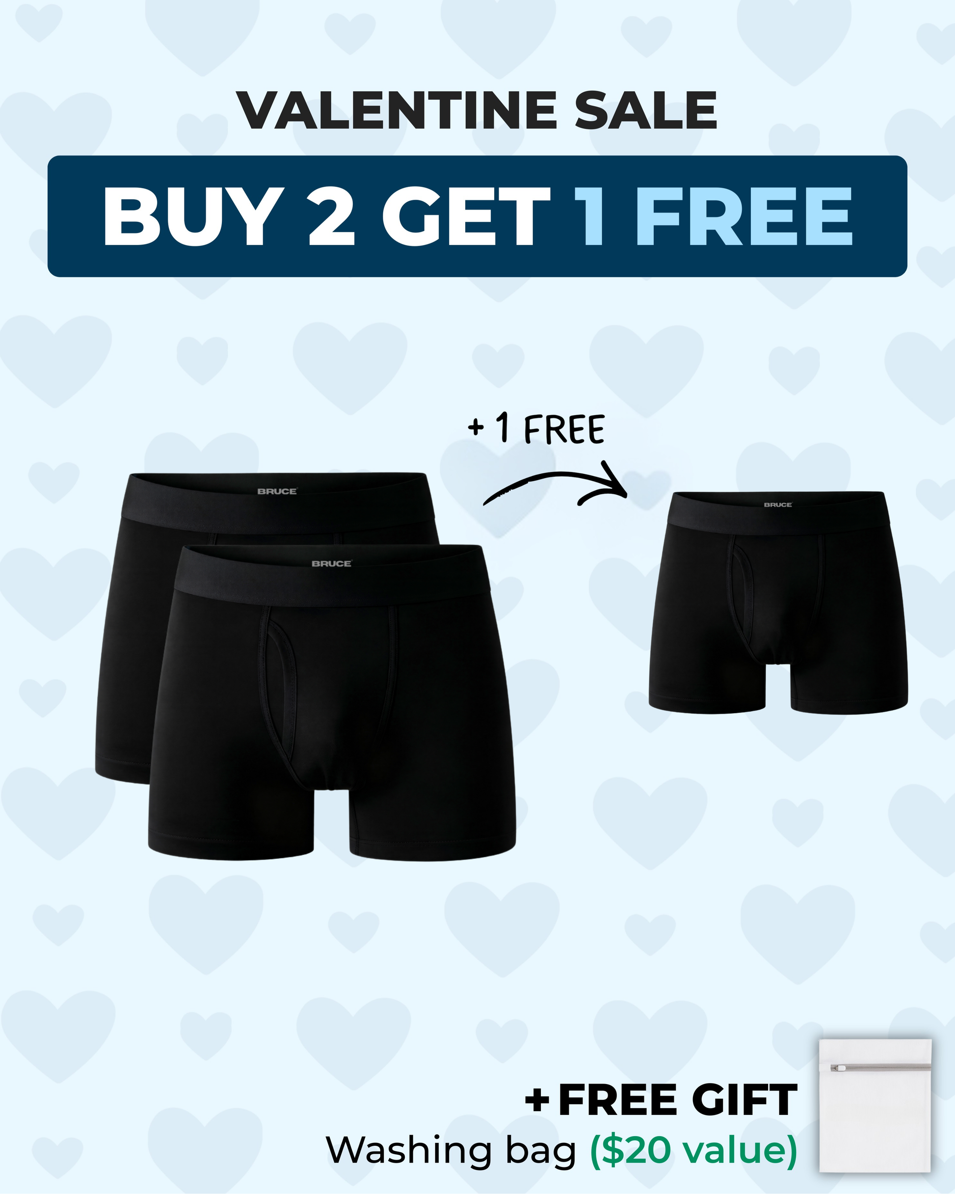 BRUCE© Signature Leakproof Boxers