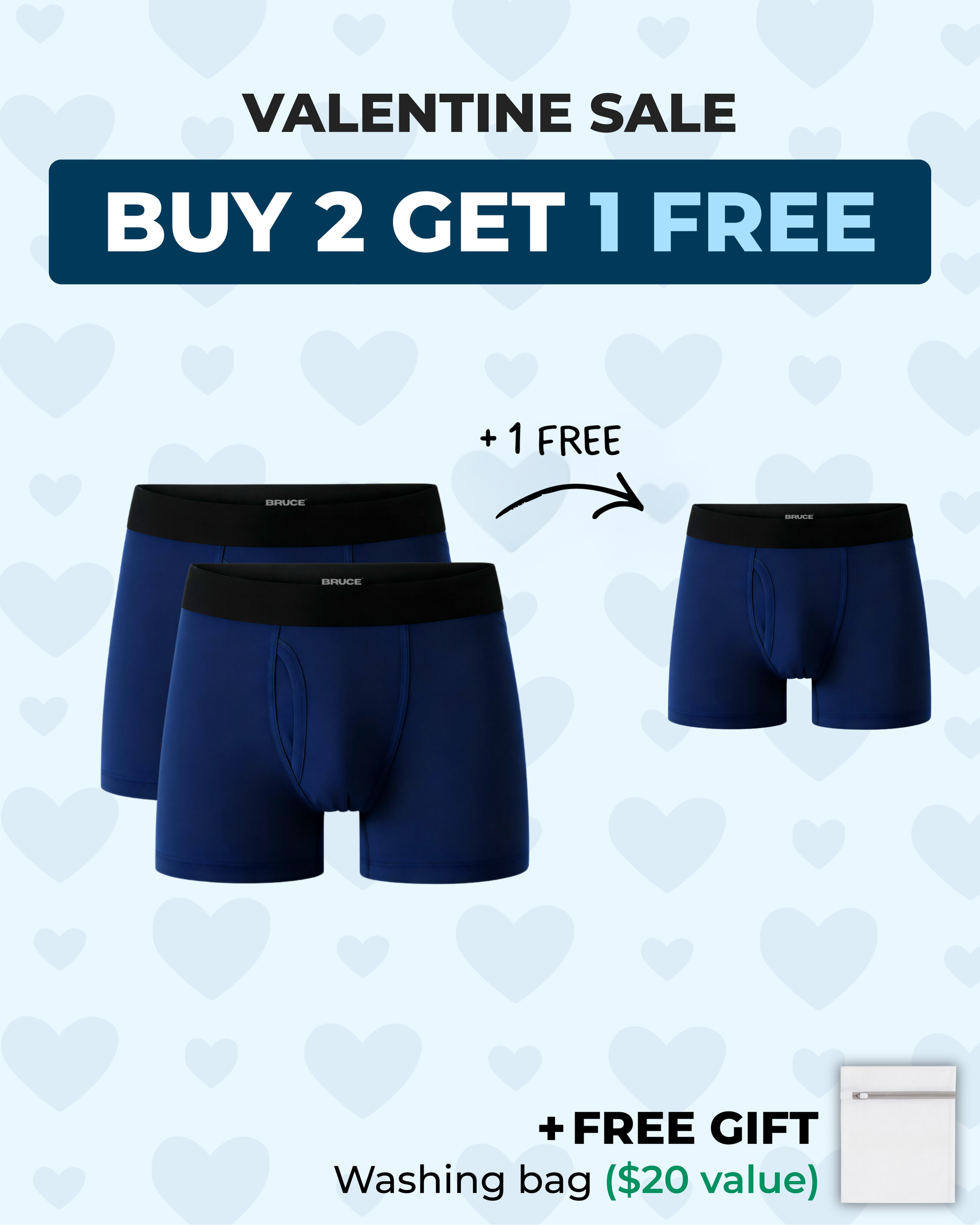 BRUCE© Signature Leakproof Boxers