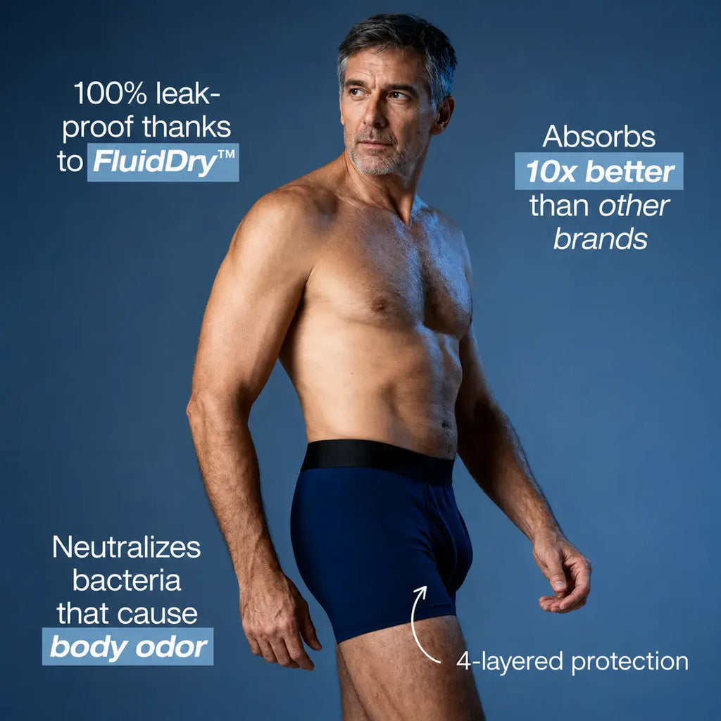 Bruce’s Signature Leakproof Boxers
