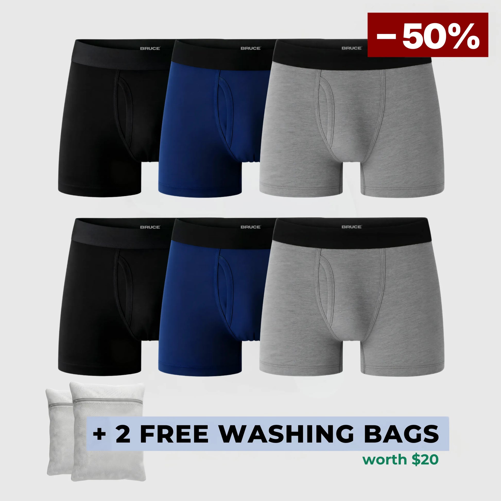 Bruce's Signature Leakproof Boxers
