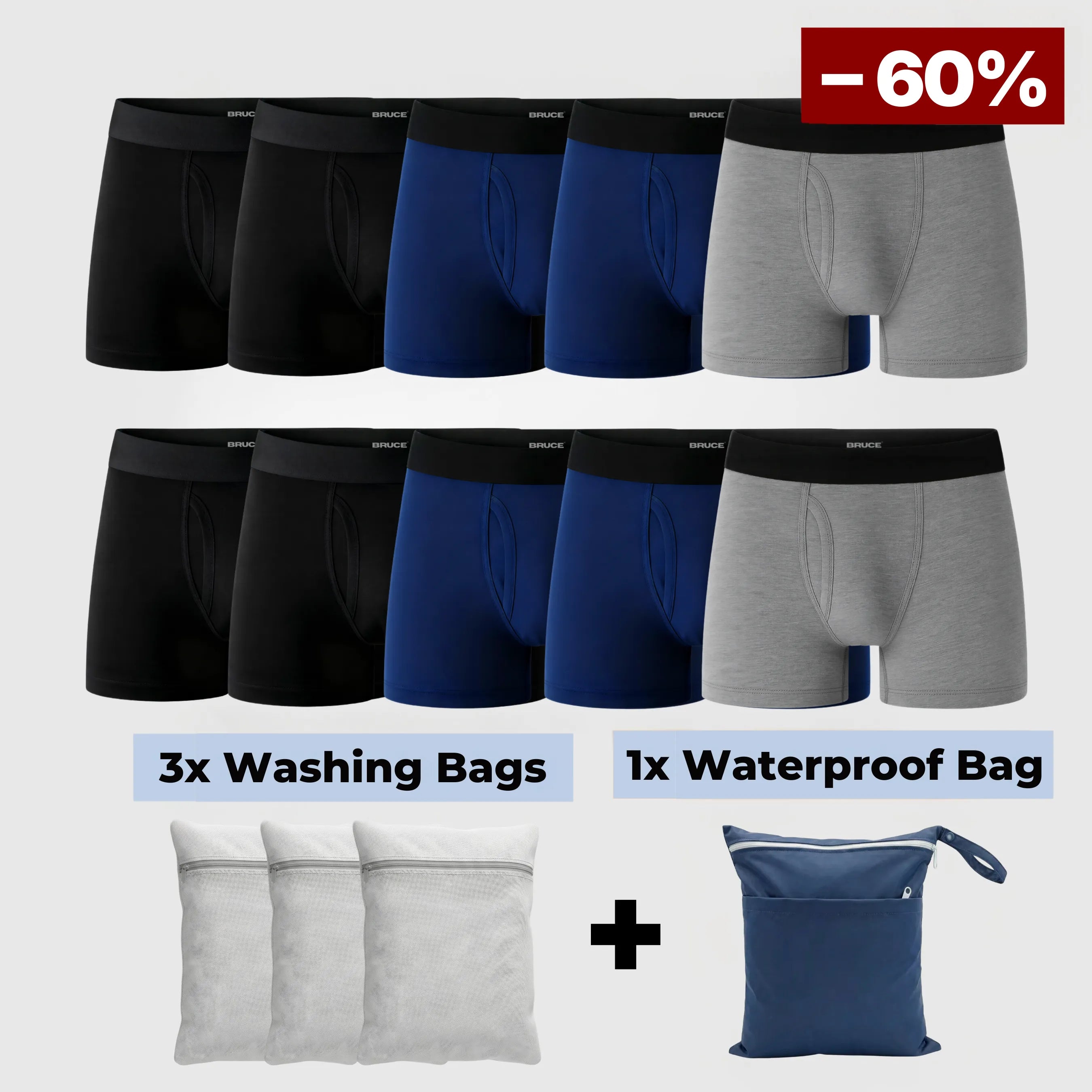 Bruce's Signature Leakproof Boxers