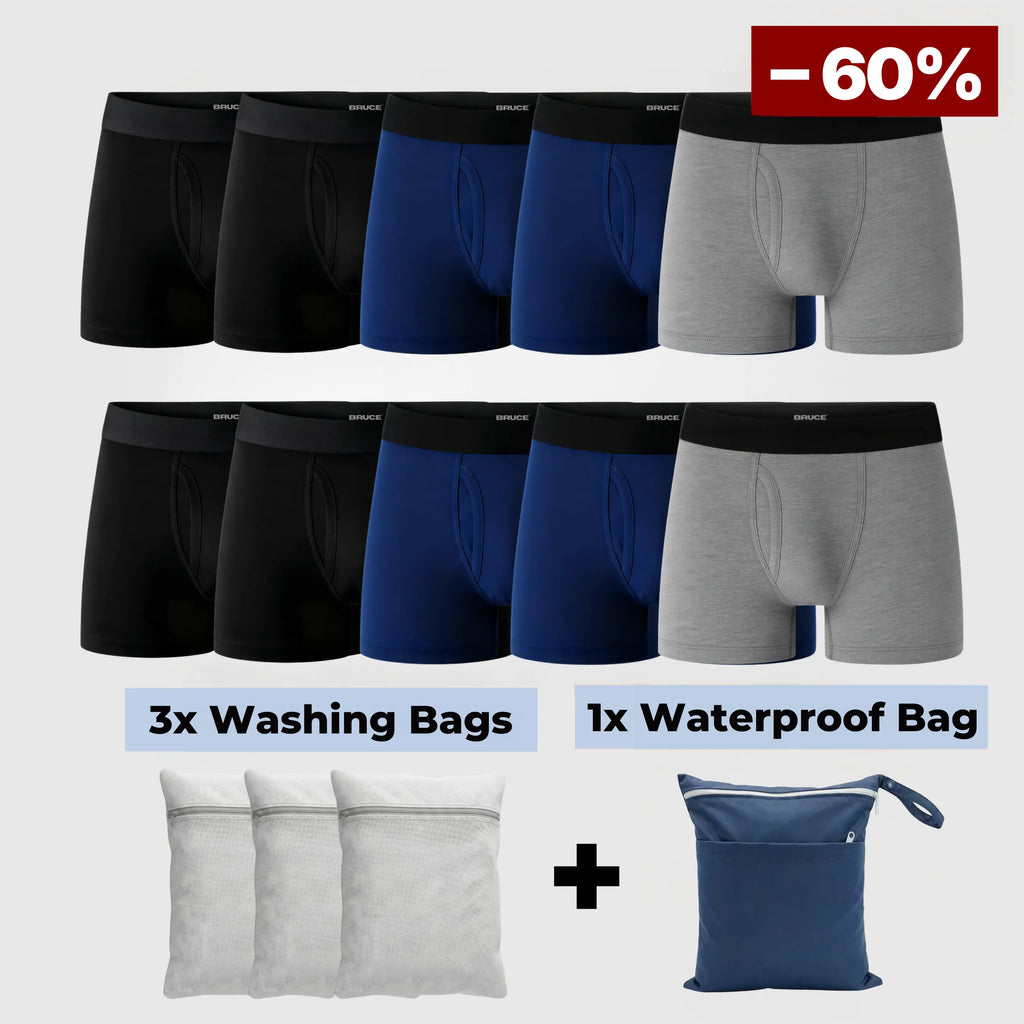 Bruce's Signature Leakproof Boxers
